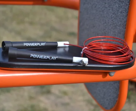 Скакалка швидкісна PowerPlay 4202 Ultra Speed Rope червона 2,9 m.