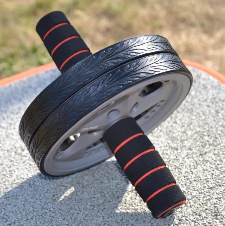 Колесо для преса Power System PS-4042 Dual Core Ab Wheel Grey/Чорний