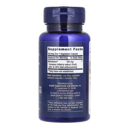 Standardized European Bilberry Extract 100 мг - 90 капсул