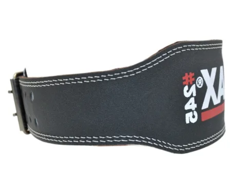 Пояс для важкої атлетики MadMax MFB-245 Full leather шкіряний Black M