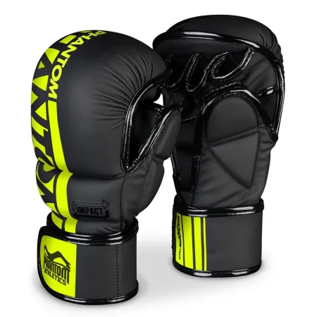 Рукавиці для ММА Phantom APEX Sparring NEON L/XL (капа в подарунок)