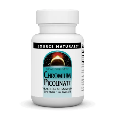 Chromium Picolinate 200 мкг Yeast Free - 60 таблеток