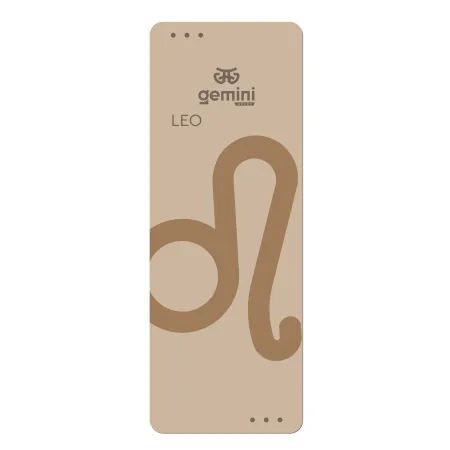 Килимок для йоги каучуковий поліуретан Pro Zodiac LEO Sport Pro лев 183 см*68 см*5 мм