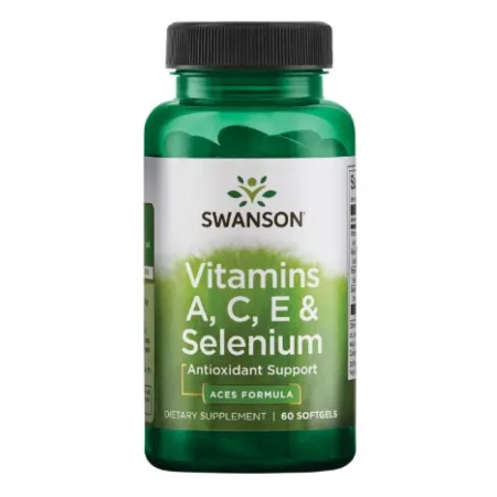 Vitamin A C E + Selenium - 60 софтгелів