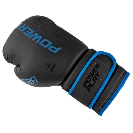 Боксерські рукавиці PowerPlay 3024 Ultra Mat чорно-темно сині 12 унцій