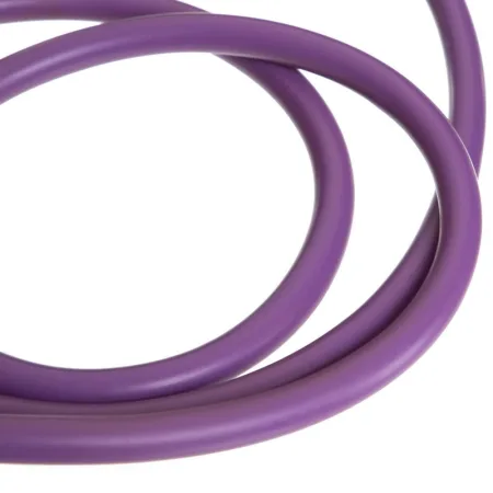 Еспандер трубчастий для фітнесу з карабіном 5,8х8,3х1200 мм навантаження 4,5 кг фіолетовий