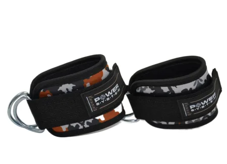 Манжети на щиколотку Power System PS-3470 Ankle Strap Camo Grey/чорний