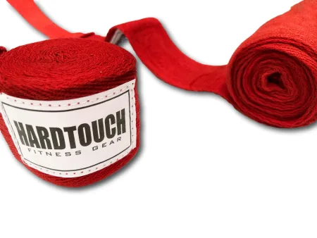 Бинти боксерські Hardtouch бавовна 3 м червоний