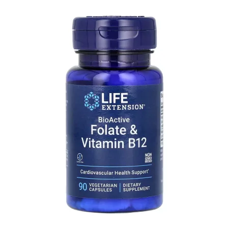 BioActive Folate & Vitamin B12 - 90 капсул