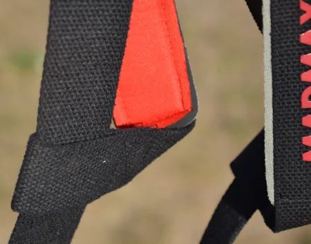 Лямки для тяги MadMax MFA-267 PWR Straps Black/Grey/Red