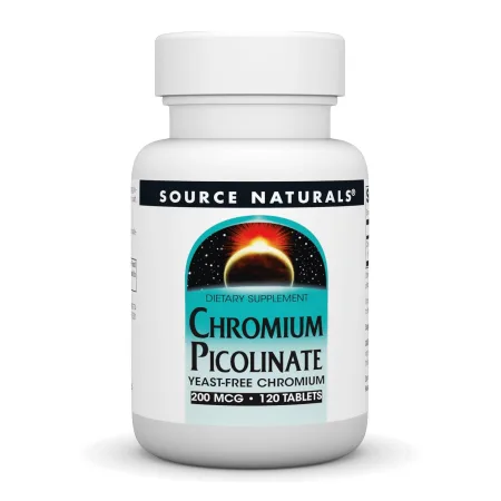 Chromium Picolinate 200 мкг Yeast Free - 120 таблеток