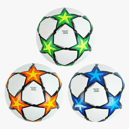 М'яч футбольний №5 термоклеєний синій