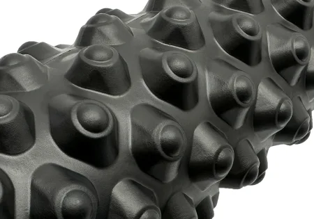 Масажний ролик EasyFit Grid Roller Extreme 33 см чорний