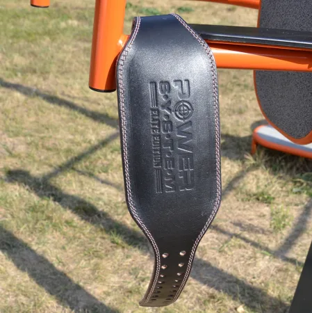 Пояс для важкої атлетики Power System PS-3030 Elite Edition шкіряний Black - M