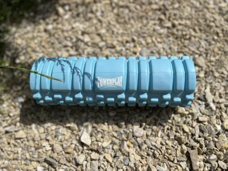 Масажний ролик (роллер) PowerPlay 4342 Massage Roller синій 30x10 см