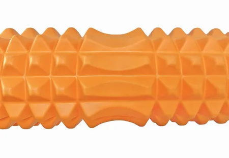 Масажний ролик EasyFit Grid Roller 45 см v.2,2 помаранчевий