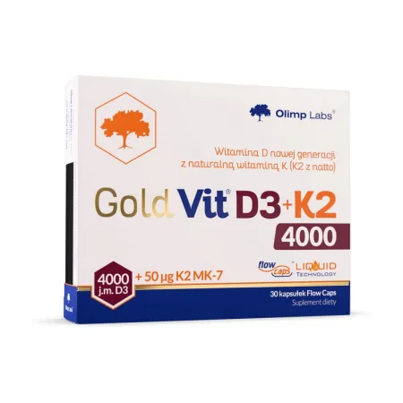 Gold-Vit D3 + K2 (4000 IU/50 µg) - 30 капсул