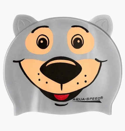 Шапка для плавання Aqua Speed BEAR 5761 дит. OSFM (оригінал)