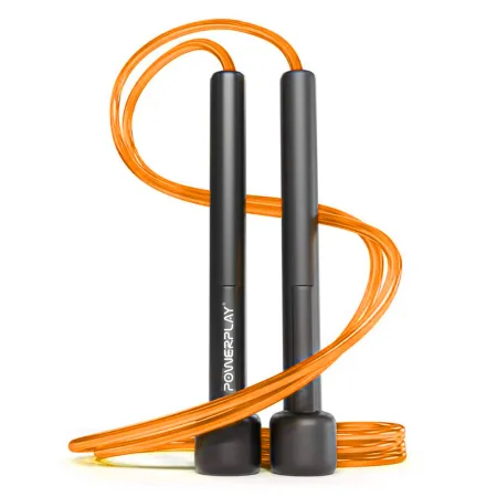 Скакалка PowerPlay 4201 Basic Jump Rope Помаранчева 2,8 m.