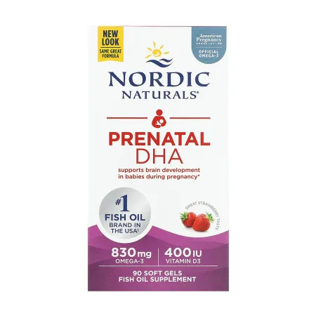 Prenatal DHA - 90 софтгель полуниця універсальний