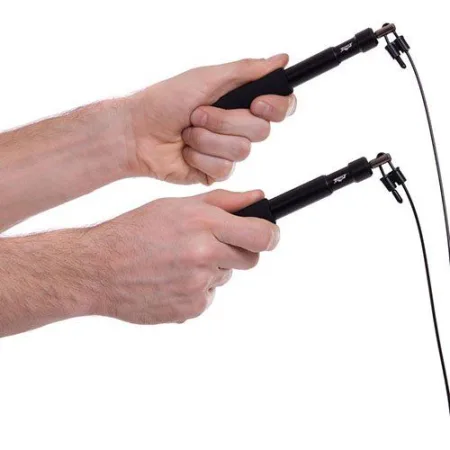 Скакалка швидкісна кросфіт зі сталевим тросом Cima CM J812 жовтий