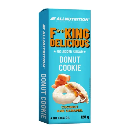 Fitking Delicious Donut Cookie - 128 г кокос і карамель