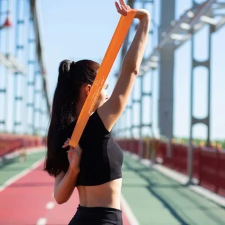 Резинка для фітнесу PowerPlay 4140 Level 1 Stretch Band 1 - 5 кг. помаранчева