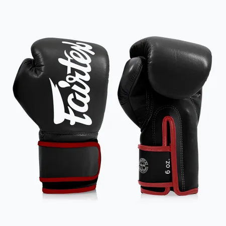 Боксерські рукавиці Fairtex BGV14 Black 10 унцій (бинти в комплекті)