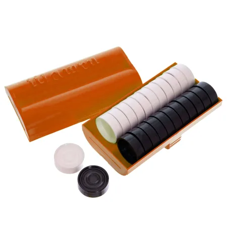 Шашки пластикові у футлярі червоний