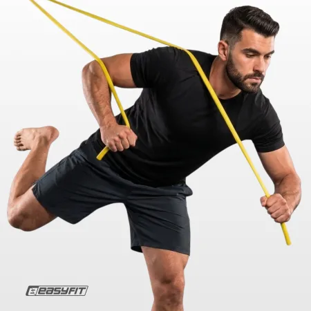 Борцівська резина EasyFit джгут 10 м жовтий Medium
