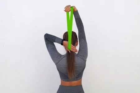 Резинка для фітнесу PowerPlay 4114 Mini Power Band 0,8 мм. Light зелена 5 - 8 кг