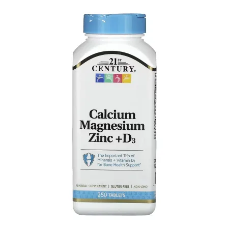 Calcium Magnesium Zinc +D3 - 250 таблеток