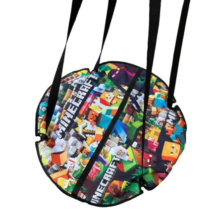 Гойдалка підвісна для дітей та дорослих, гніздо лелеки "майнкрафт"