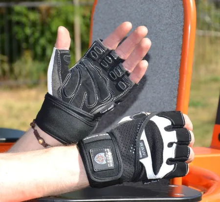 Рукавички для фітнесу Power System PS-2850 Raw Power Black/White XL