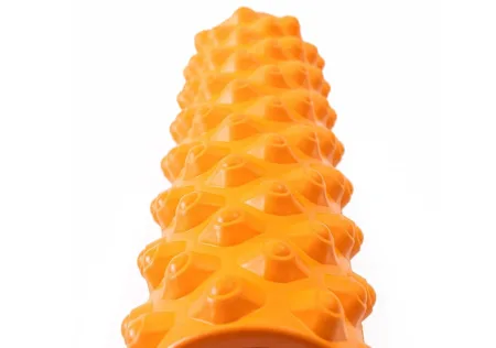 Масажний ролик EasyFit Grid Roller Extreme 45 см помаранчевий
