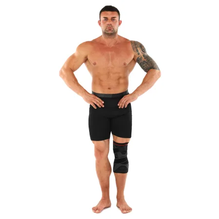 Наколінник еластичний бандаж з фіксуючим ременем SIBOTE 1 шт