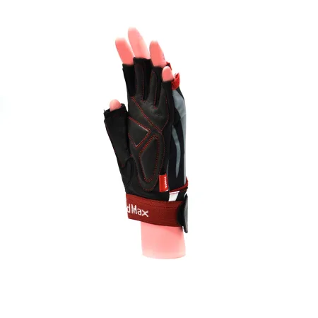 Рукавички для фітнесу MadMax MFG-911 Nine-eleven Zebra B&W zebra M