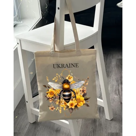 Екошопер BookOpt BK4099 бджілка бежевий