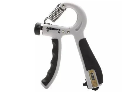 Еспандер кистьовий пружинний 5-60 кг EasyFit з лічильником