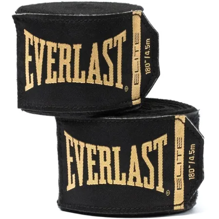 Бинти боксерські Everlast ELITE HANDWRAPS чорний універсальний 180 дюймів (457,2 см) (оригінал) P00003323