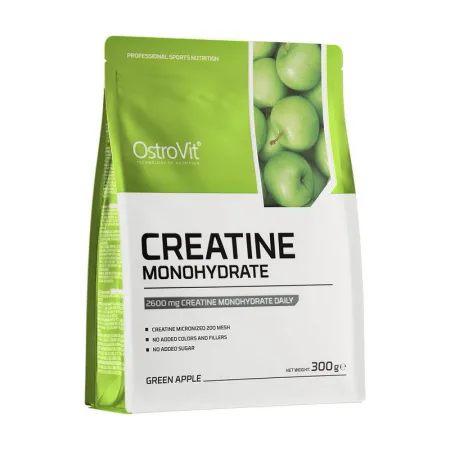 Creatine Monohydrate - 300 г зелене яблуко