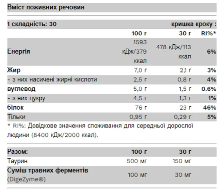 Whey Protein - 30 г солений карамель