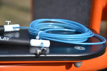 Скакалка швидкісна PowerPlay 4202 Ultra Speed Rope Бірюзова 2,9 m.