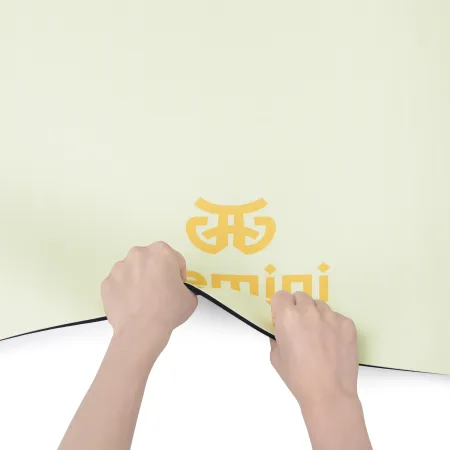 Килимок для йоги каучуковий поліуретан Pro ILLustration Sport Pro 183 см*68 см*5 мм кремовий