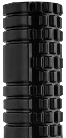 Масажний ролик (роллер) PowerPlay 4404 Massage Roller чорний 45x14 см