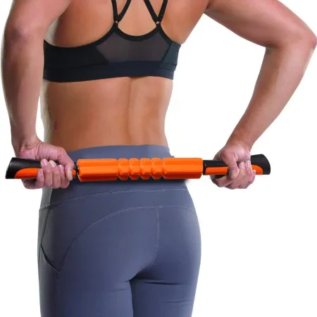 Масажний набір PowerPlay PP_4015 EPP Foam Roller Set 4 in1 2 ва роли + 2 ва м'ячі Чорно Фіолетовий