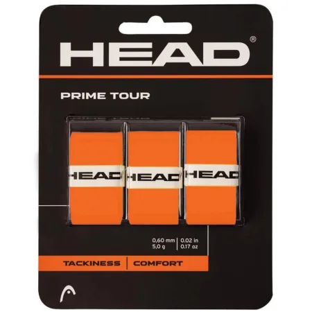 Head Prime Tour Tennis Racket Wraps 3 pieces orange