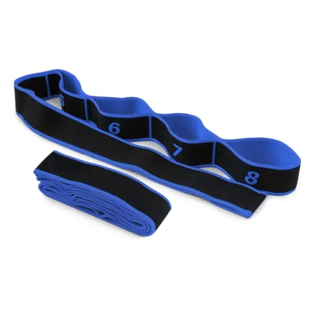 Еспандер з петлями для розтяжки PowerPlay PP_4311 Fitness Band Синя 88*4 см.