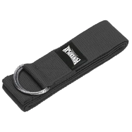 Ремінь для йоги PowerPlay PP_4409 183*3,8 см. чорний