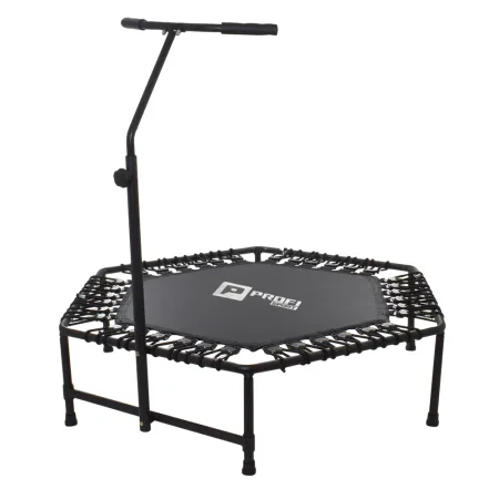 Батут для фитнеса с ручкой Profi Sport 125 см черный MS 3256 черный